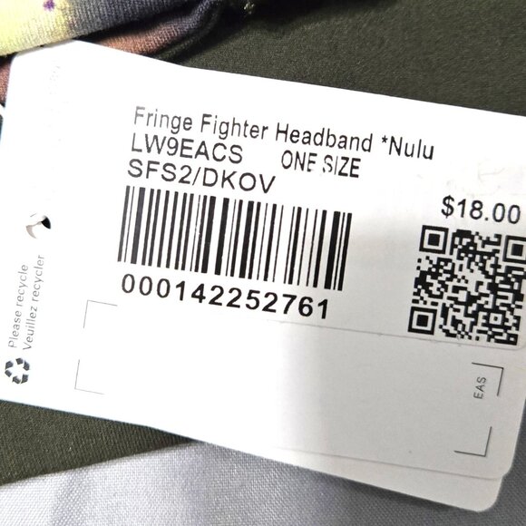 Lululemon Fringe Fighter Headband Nulu - Picture 4 of 5